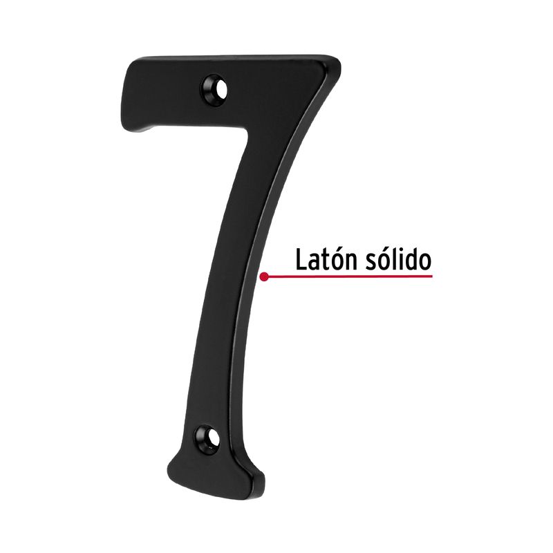 Numero-7-de-laton-solido-4--negro