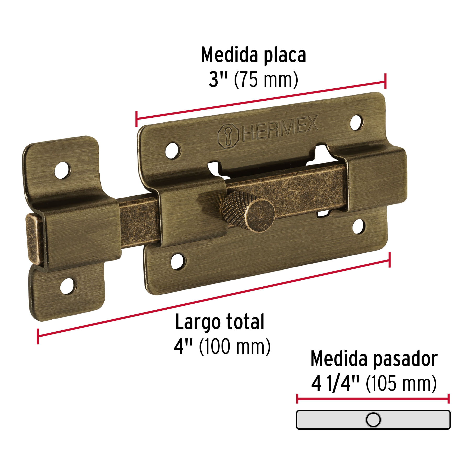 (35C) PASADOR PARA PUERTA 35C