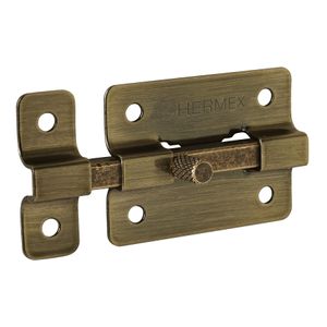 Pasador de barra plana 2", latón antiguo - TRUPER