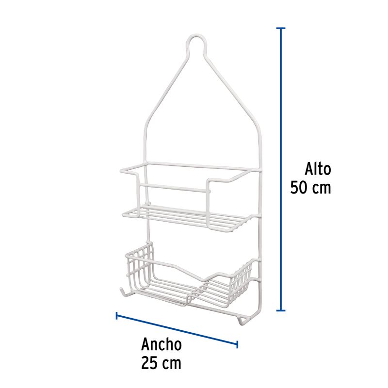 Organizador-para-regadera-con-cubierta-plastica-Foset