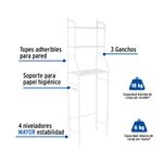 Mueble-organizador-blanco-para-baño-con-3-repisas
