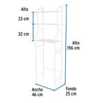 Mueble-organizador-blanco-para-baño-con-3-repisas