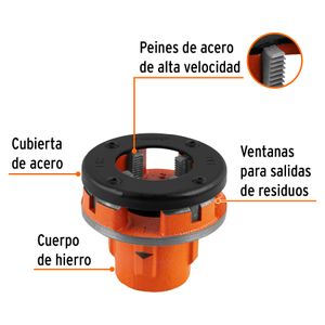 Dado 1-1/2" para tarrajas TA-850 y TA-851 - TRUPER