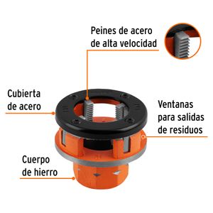 Dado 1-1/4" para tarrajas TA-850 y TA-851 - TRUPER