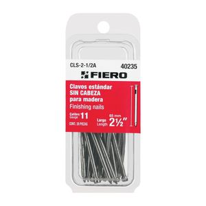 Blíster con 20 clavos estándar 2-1/2" sin cabeza - TRUPER
