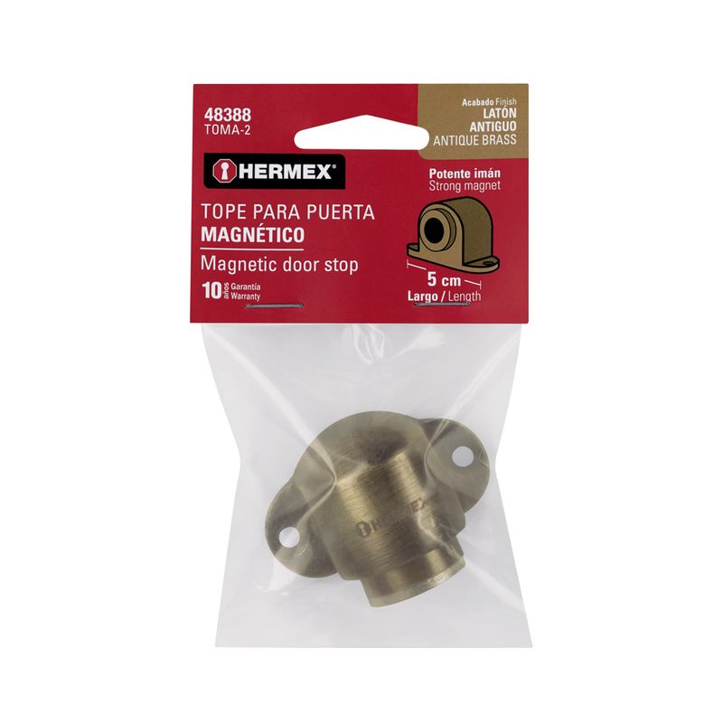 Tope-magnetico-laton-antiguo-Hermex