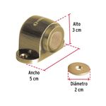 Tope-magnetico-laton-antiguo-Hermex