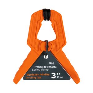 Prensa de resorte de 3" con cuerpo de nylon - TRUPER