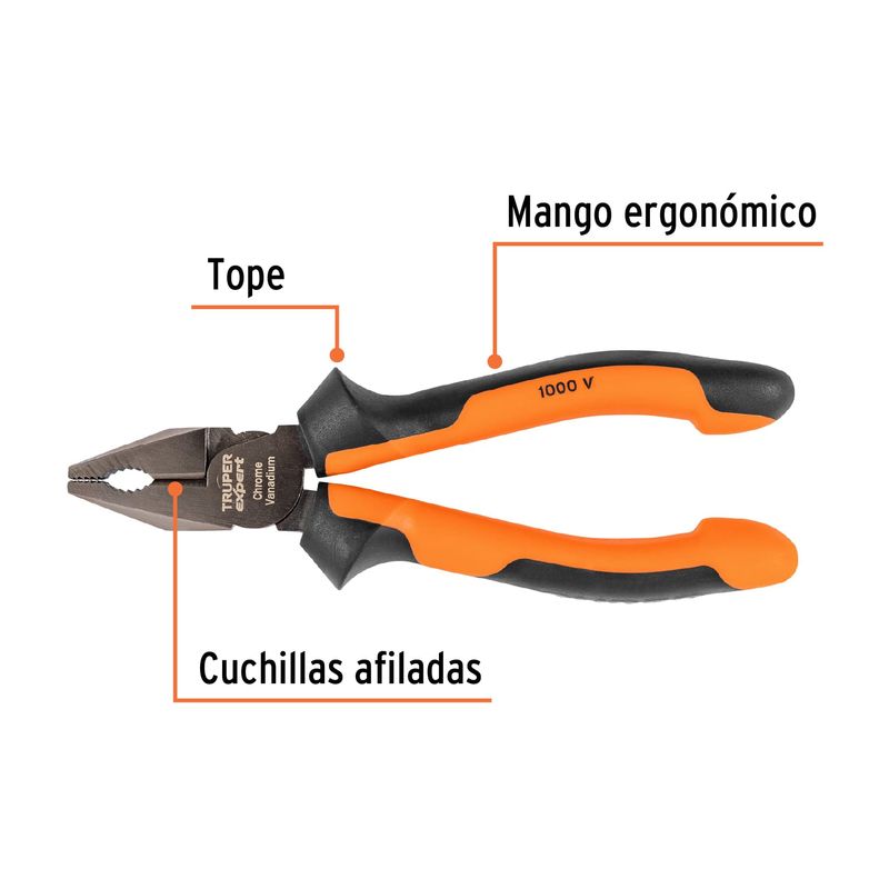 Pinza-para-electricista-6--alta-palanca-Comfort-GripExpert