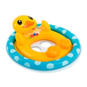 Flotador inflable tipo BARQUITA con diseño DE PATO. - INTEX