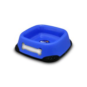 Plato para mascotas de 21 cm con empuñadura en forma de huesito. - PUPPY & CO