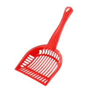 Pala para arena de gatos plástica con orificios interiores. - TINYS