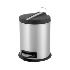 Tacho papelero de 3 lt con pedal y bandeja interior extraíble para fundas de basura. - EKO