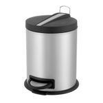 Tacho-papelero-con-mecanismo-de-apertura-mediante-pedal-y-bandeja-interior-extraible-para-fundas-de-basura.