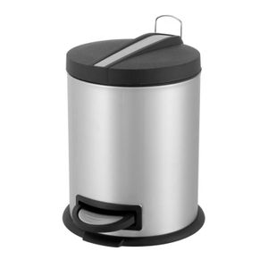 Tacho papelero de 5 lt con pedal y bandeja interior extraíble para fundas de basura. - EKO