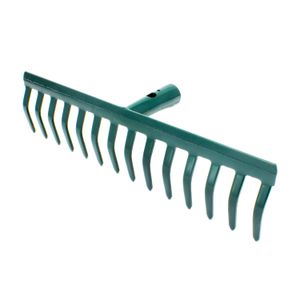 Rastrillo reforzado de 14 dientes con estructura de acero y pintura anti óxido. - WRT