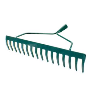 Rastrillo clásico de 16 dientes con estructura de acero y pintura anti óxido. - WRT
