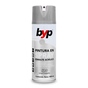 Pintura en spray a base de esmalte acrílico de secado rápido; 400 ml. - BYP