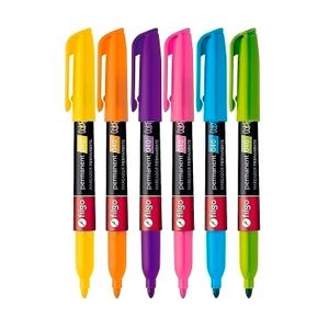 Set de marcadores permanentes multi superficies con punta fina de 1,0 mm. - FILGO