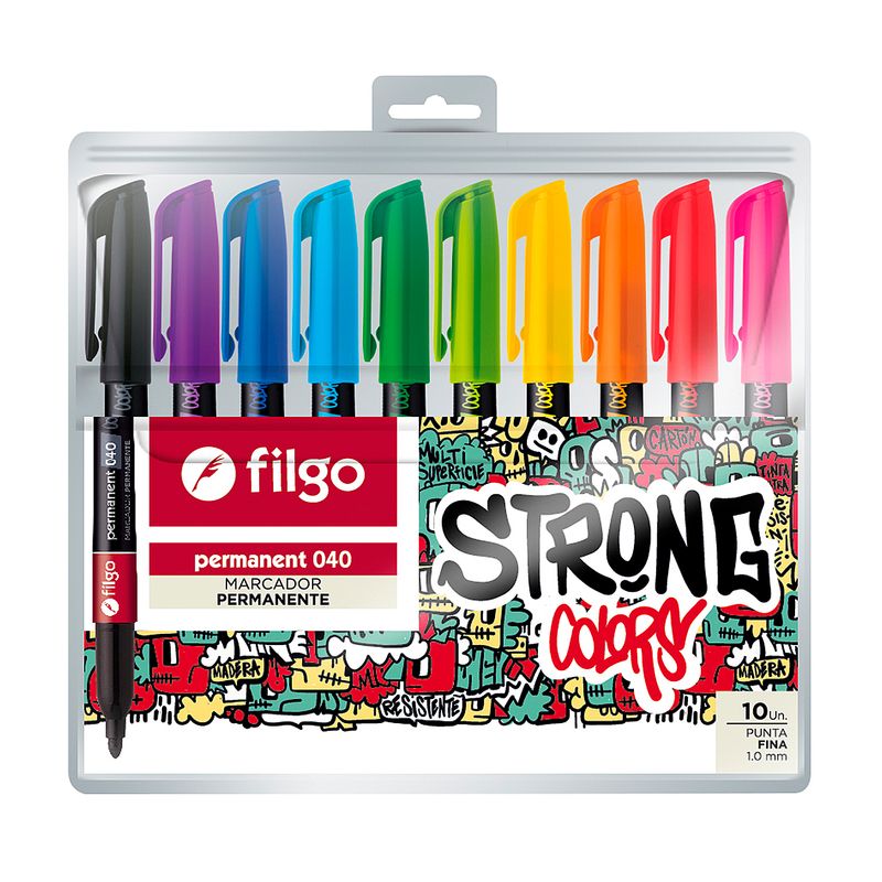 Set-de-marcadores-permanentes-multi-superficies-con-punta-fina-de-10-mm.-Ideal-para-todo-tipo-de-superficie--pack-x-10.