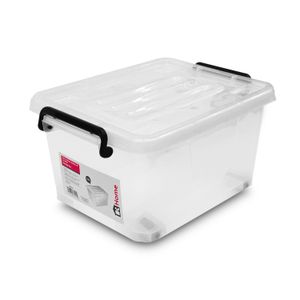 Guardatodo de 13 l; con llantas, tapa y seguros anti apertura. - K HOME