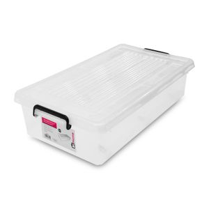 Guardatodo de 34 l; con llantas, tapa y seguros anti apertura. - K HOME
