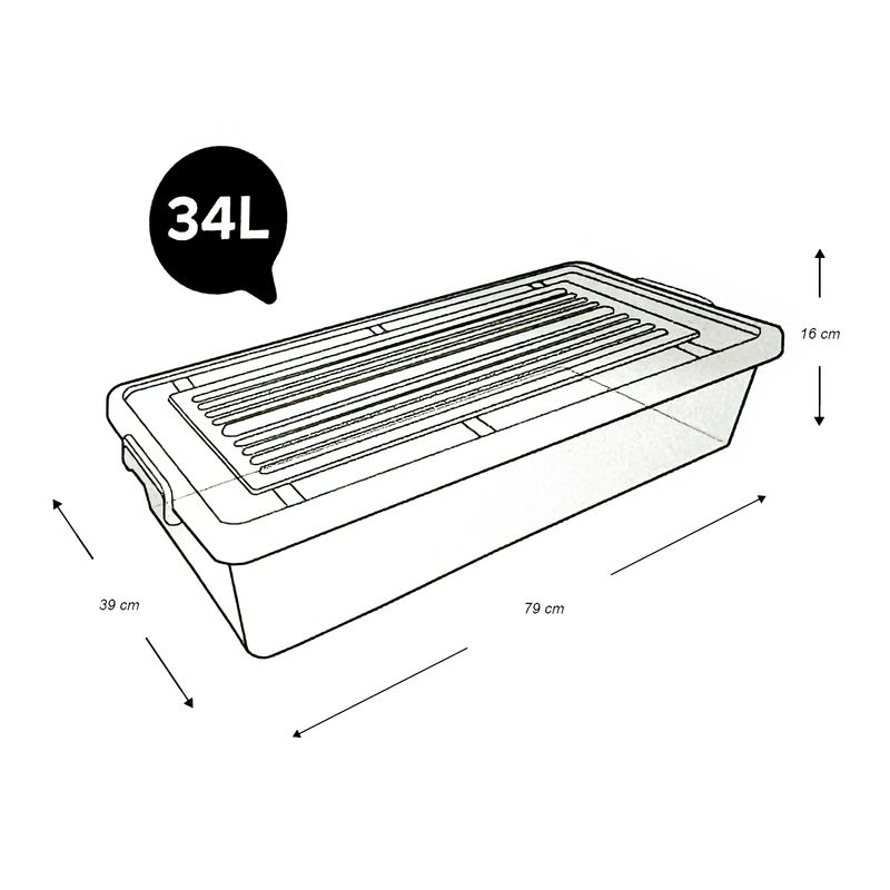 Guardatodo-de-34-litros--con-llantas-de-transporte-tapa-y-seguros-antiapertura.-Perfecto-para-almacenar-y-organizar.
