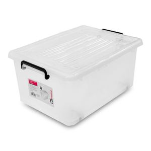 Guardatodo de 35 l; con llantas, tapa y seguros anti apertura. - K HOME