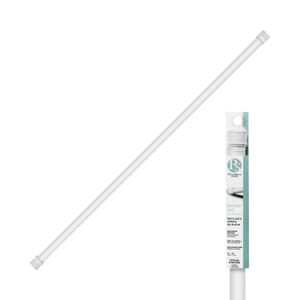 Tubo para cortina de ducha de acero recubierto en PVC. Cuerpo extensible. - PALM SPRINGS HOMES