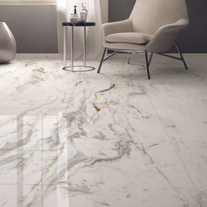 porcelanato marmoleado para piso y pared brillante - RIALTO