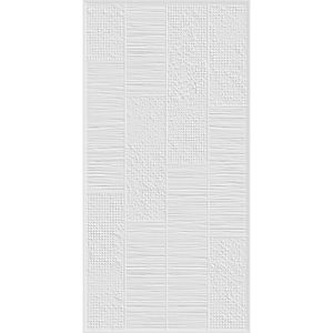 ceramica decorado para pared satin TESSILE BLANCO 30X60 CJ1.98MT - RIALTO