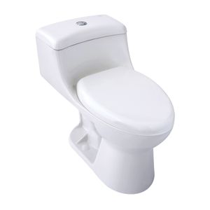 Inodoro EGO PURE alargado blanco. - BRIGGS