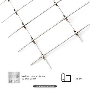 Malla electrosoldada de alambre galvanizado de 20 mm. - IDEAL ALAMBREC