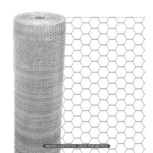 Malla hexagonal de alambre galvanizado flexible de 10 mm. - IDEAL ALAMBREC