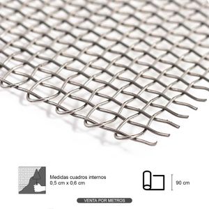 Malla entretejida de alambre de aluminio de 90 cm de 0.71 mm. - IDEAL ALAMBREC
