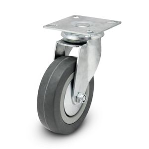 Garrucha de 4 pulgadas para CARGA INTERMEDIA de 80 kg. - WRT