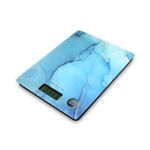 Balanza-digital-de-cocina-con-base-de-vidrio-templado-tactil--ON-OFF--con-diseño-de-MARMOL-AZUL.-Mide-en-g-lb-y-kg.