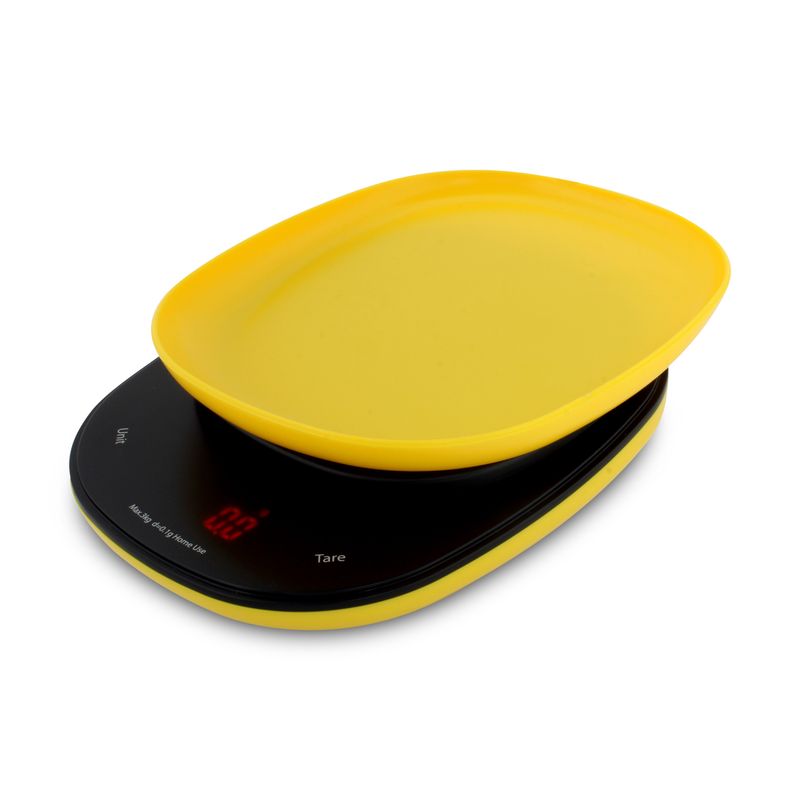 Balanza-digital-de-cocina-con-base-tactil-y-plato-plastico-con-capacidad-de-carga-de-3-kg.-Mide-en--g-oz-y-ml.