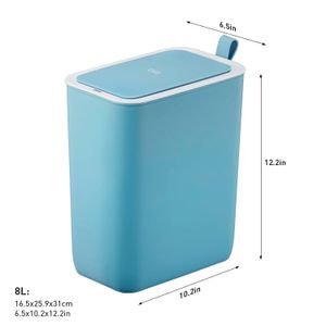 Basurero con sensor de apertura de 8 lt con bandeja interna para fundas de basura. - EKO