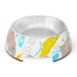 Plato para perro de 800 ml de capacidad con base antideslizante. - VIDA DE PERRO
