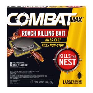 Cebo mata cucarachas con fórmula de rápida acción que ataca directamente al nido. - COMBAT MAX
