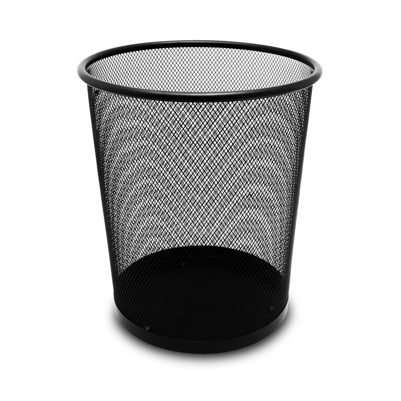Cesto-para-basura-redondo-de-6-lts--con-estructura-metalica-de-malla-recubierta-con-pintura-de-polvo-negro-anti-oxido.