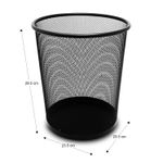 Cesto-para-basura-redondo-de-6-lts--con-estructura-metalica-de-malla-recubierta-con-pintura-de-polvo-negro-anti-oxido.
