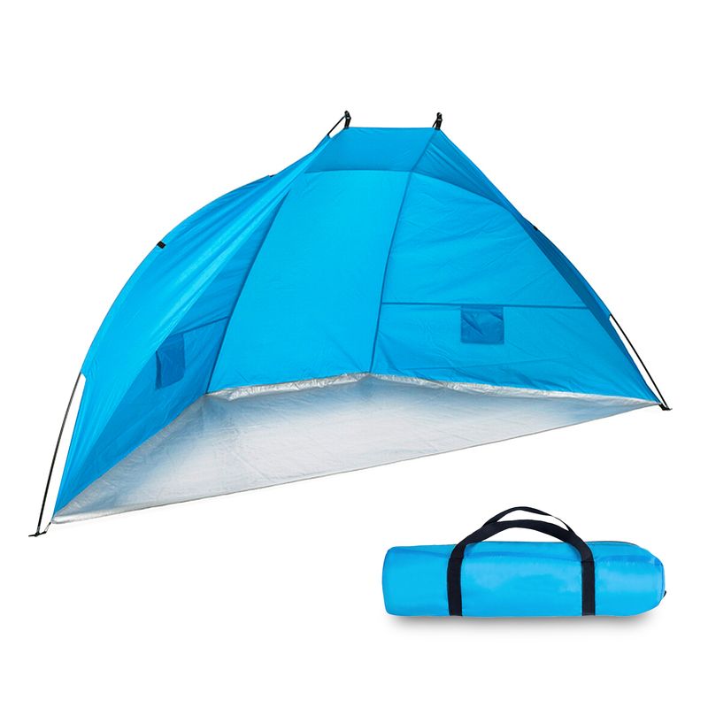 Carpa-de-playa-con-estructura-rigida-tipo-medialuna-facil-de-armar.-Ideal-como-tienda-de-proteccion-contra-el-sol.