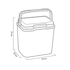 Cooler térmico con diseño VERANIEGO DE SANDÍAS de 29 litros. - LIFE STORY