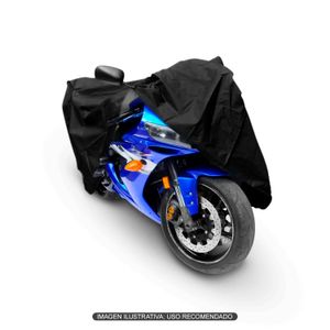 Cobertor para motocicleta de talla GRANDE; elaborado con tela 100% impermeable. - KIKEMAR