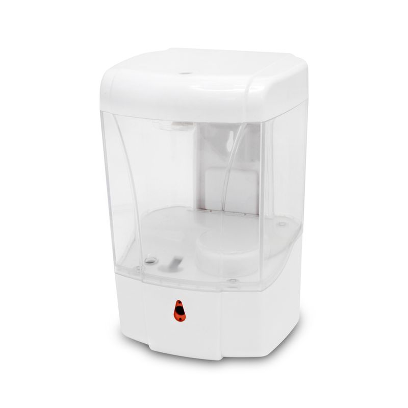 Dispensador-de-alcohol-gel-a-baterias--con-sensor-infrarrojo-de-accionamiento-automatico.-Evita-contactos-e-infecciones.