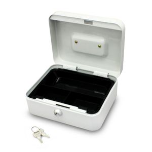 Caja de seguridad de acero con manija de fácil traslado. - WRT