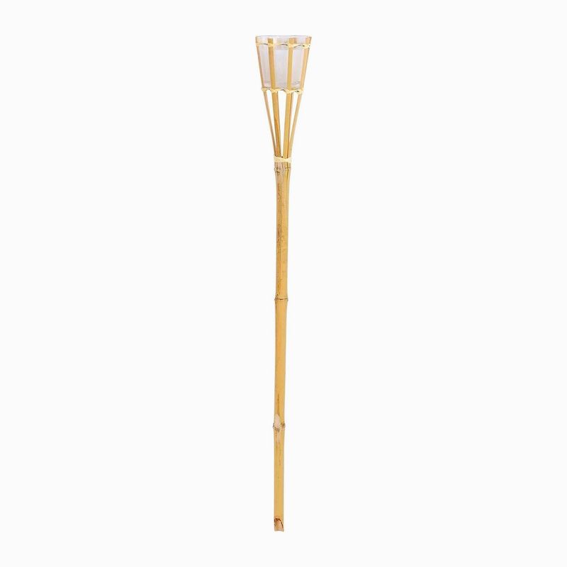 Antorcha-LED-de-jardin-de-bamboo--con-vela-de-citronela-que-al-encender-su-mecha-activa-el-dispositivo-LED-de-colores.