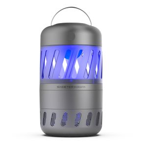 Trampa mata mosquitos con potente lámpara LED UV y ventilador. - SKEETER HAWK